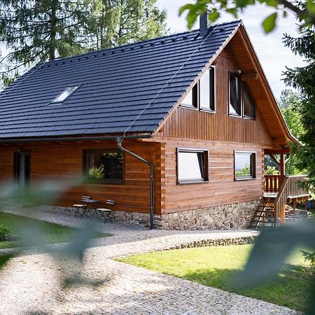Moderni Sumavska Roubenka S Vyhledem Na Boubin Vila Vimperk Exterior foto