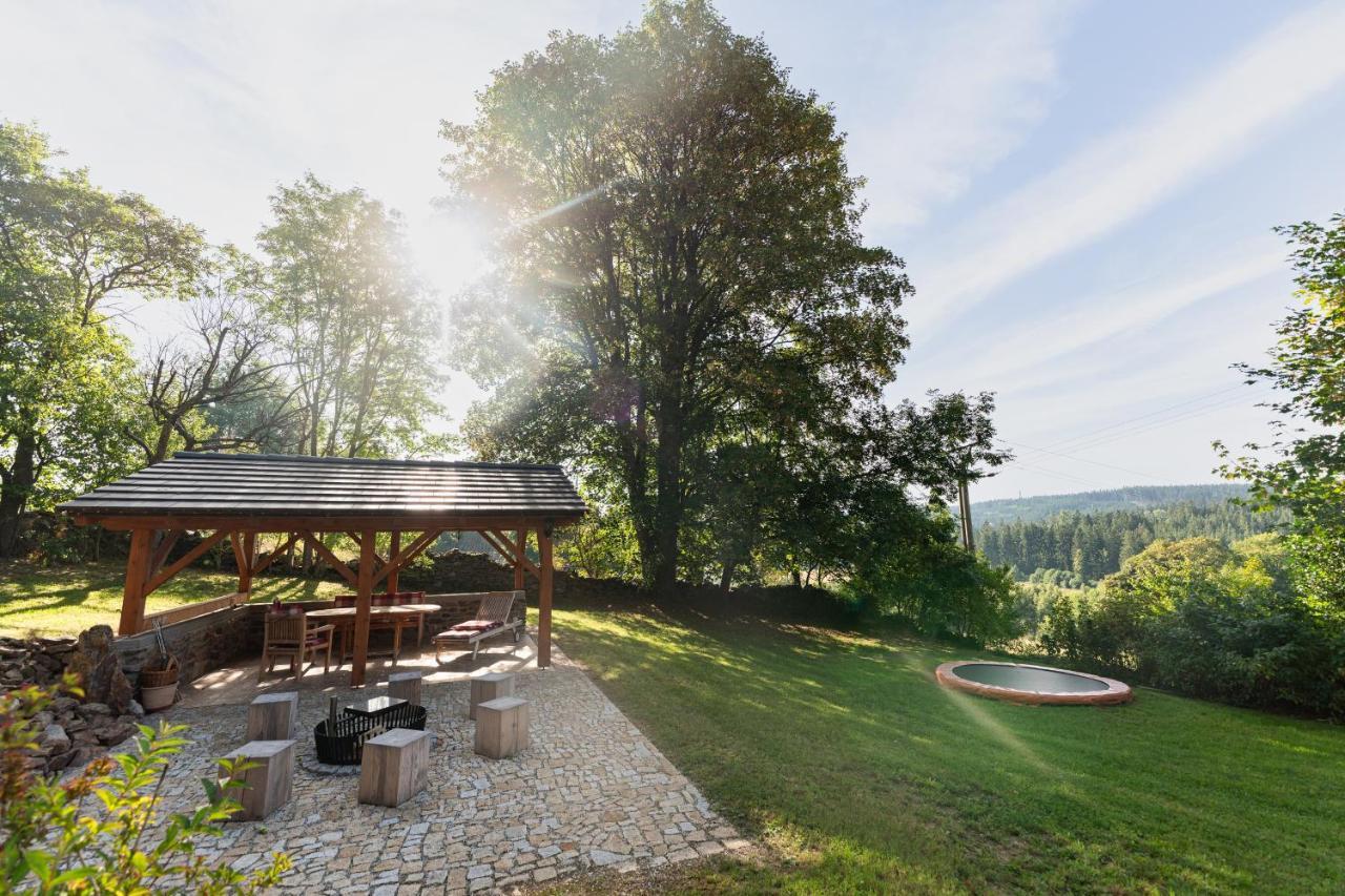 Moderni Sumavska Roubenka S Vyhledem Na Boubin Vila Vimperk Exterior foto