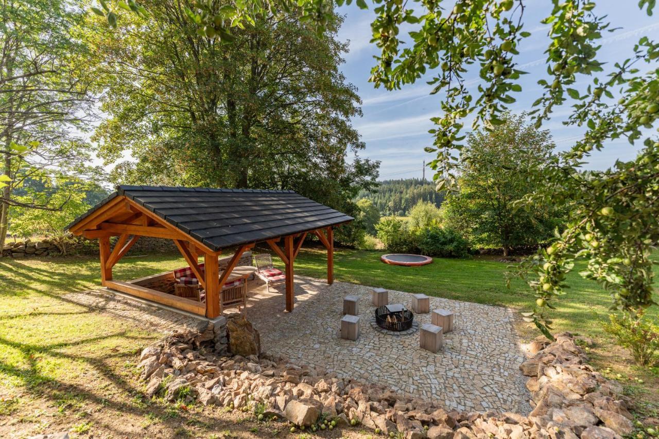 Moderni Sumavska Roubenka S Vyhledem Na Boubin Vila Vimperk Exterior foto