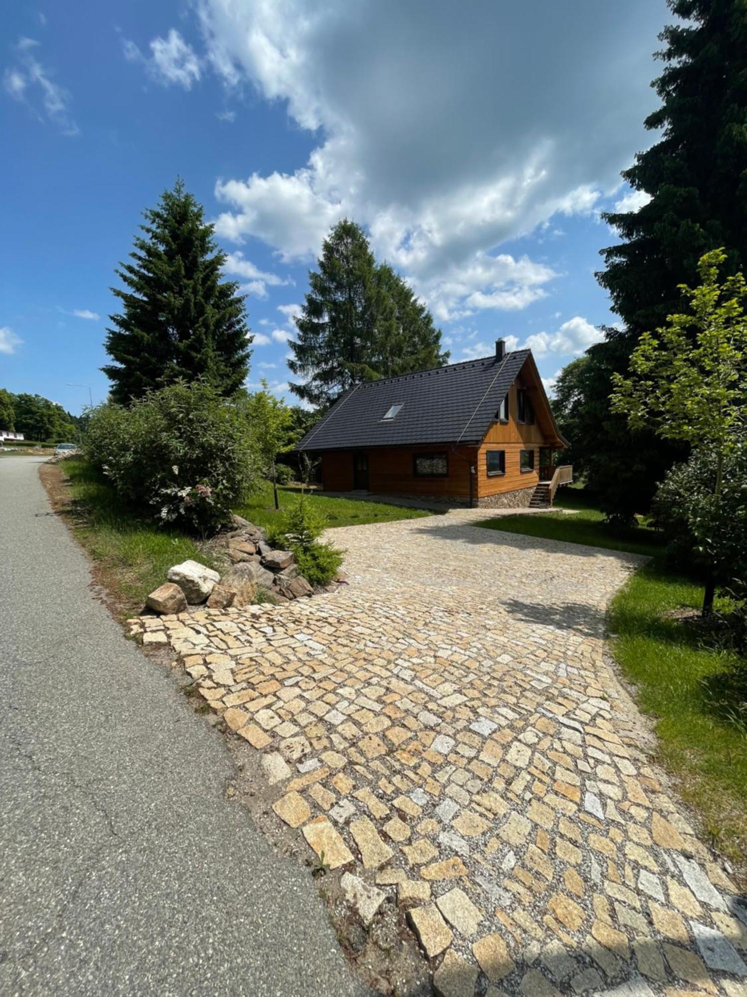 Moderni Sumavska Roubenka S Vyhledem Na Boubin Vila Vimperk Exterior foto